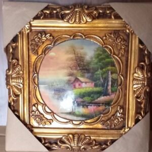 Cadre carré 28/28 nature